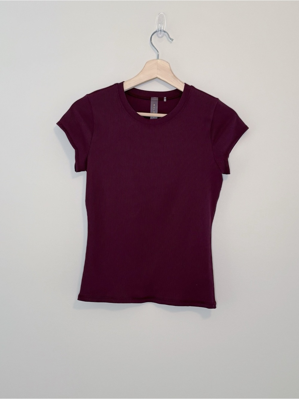 Aritzia Golden LIFE Rib Sevens T-Shirt Cardamom Size M